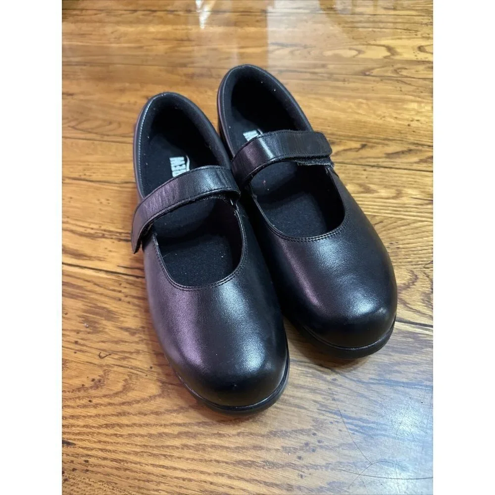 Drew Bloom II Black Mary Jane Women's Shoes Size 9 1/2 W Style 14353